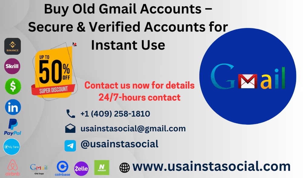 Buy Old Gmail Accounts – Secure & Verified Accounts for Instant Use